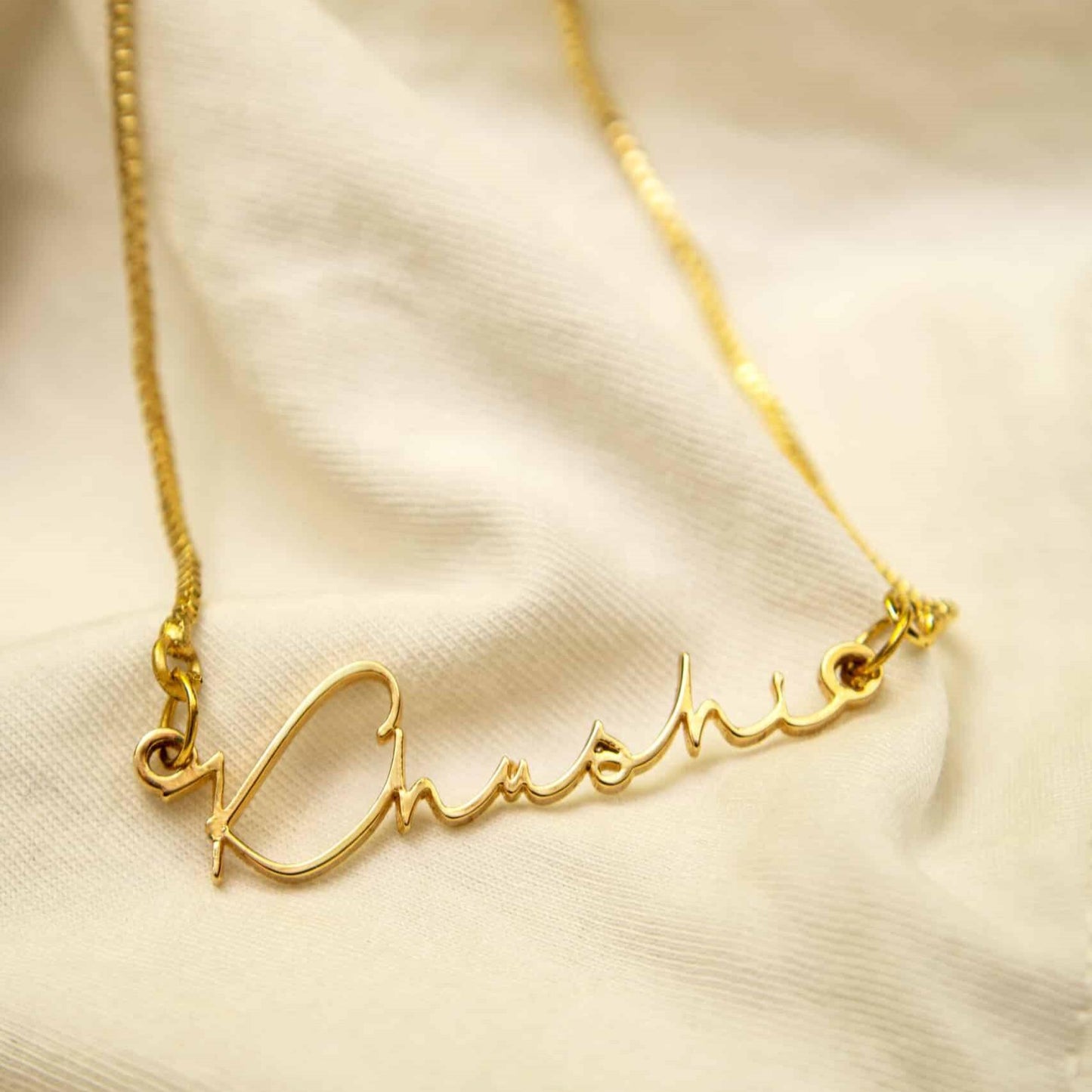 Signature Name Necklace – Personalised Custom Jewellery